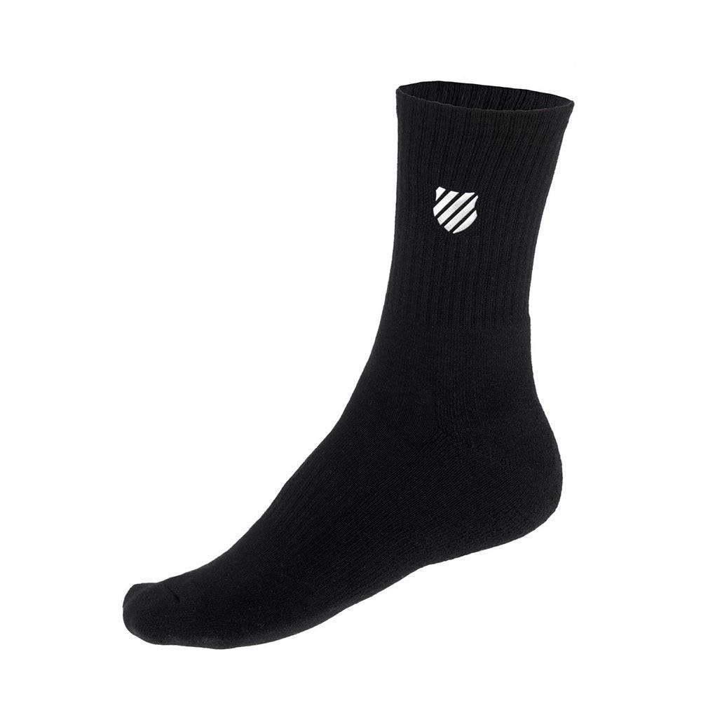2-PACK OF BLACK K-SWISS HYPERCOURT SOCKS