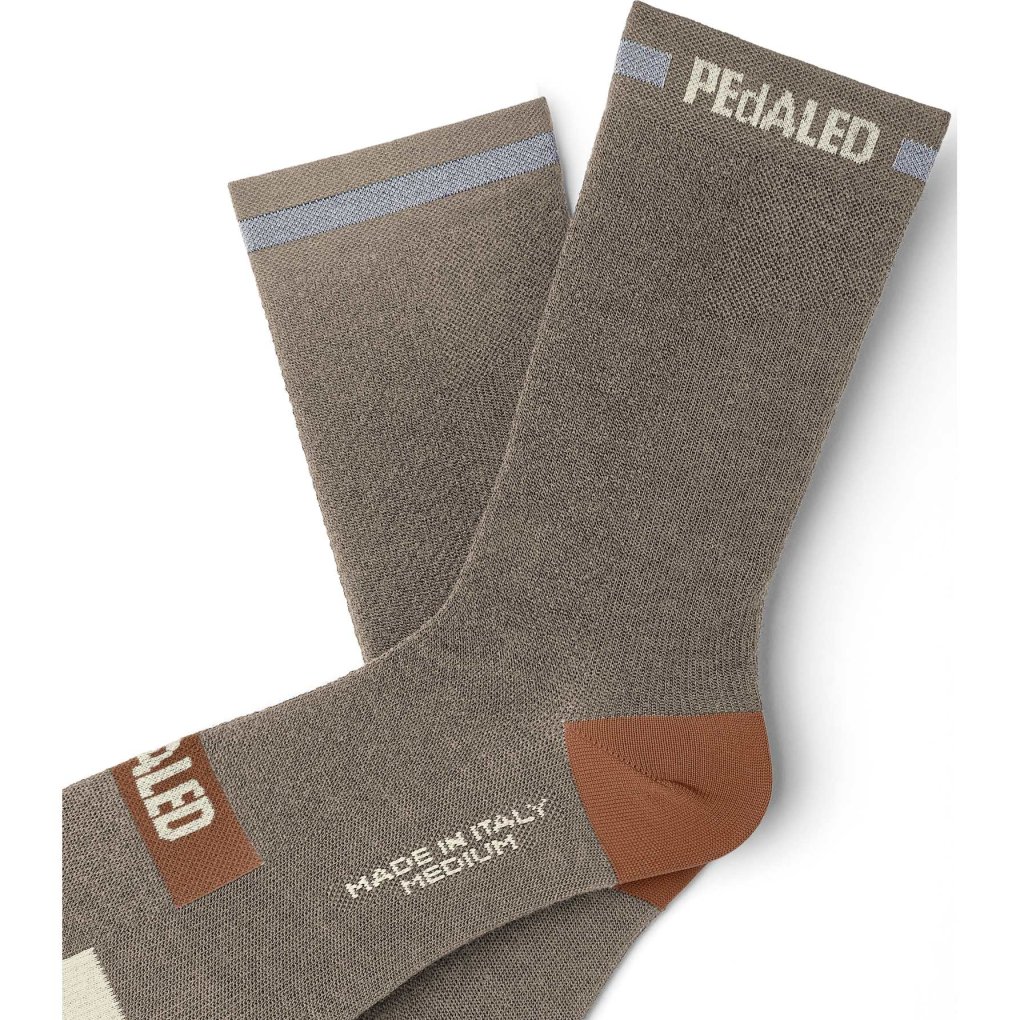 PEdALED Odyssey Merino Reflective Socks - Grey