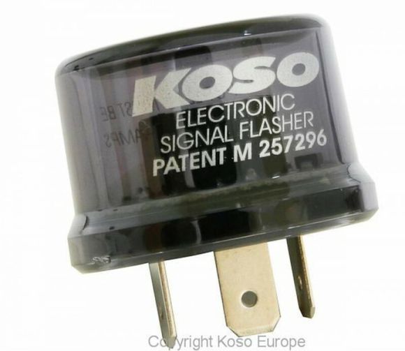 Centrale de clignotants Koso électronique 12V/15A UniverselRef : KOS00020A / 1067419