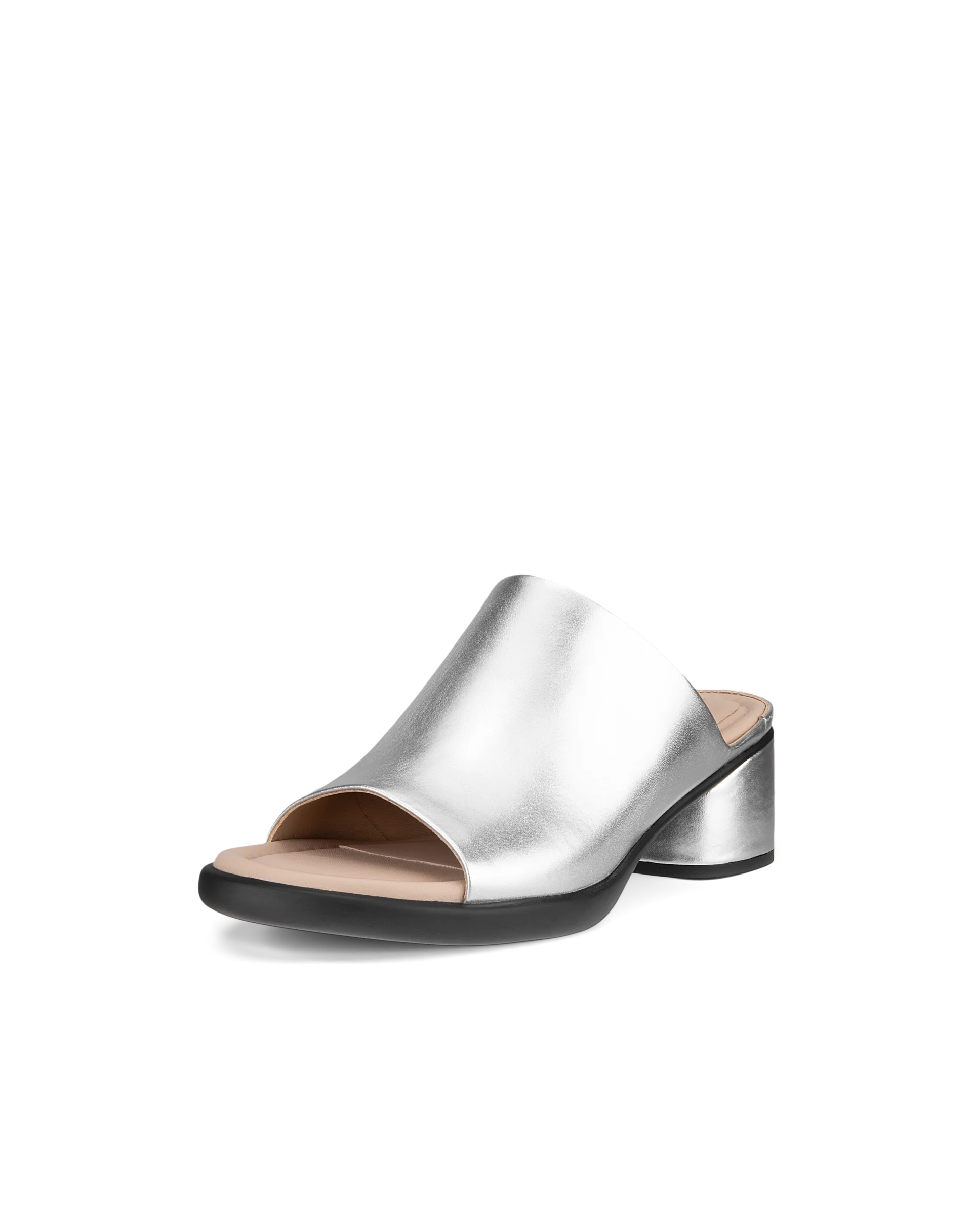 ECCO SCULPTED SANDAL LX 35 Damen Leder-Mules Silber
