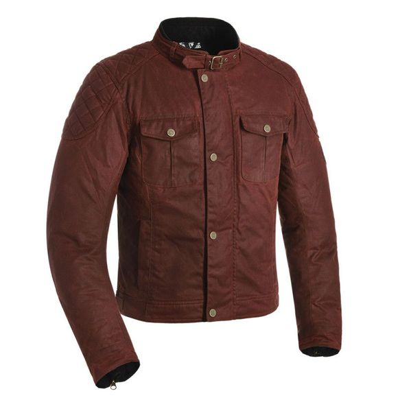 Blouson Moto Oxford HOLWELL - Noir / RougeRef : OD0302