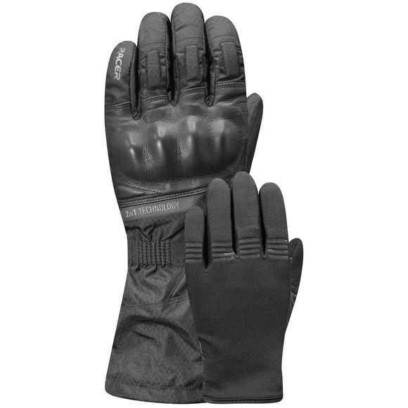 Racer sibery 2-1 gloves - blackRef: RR0205