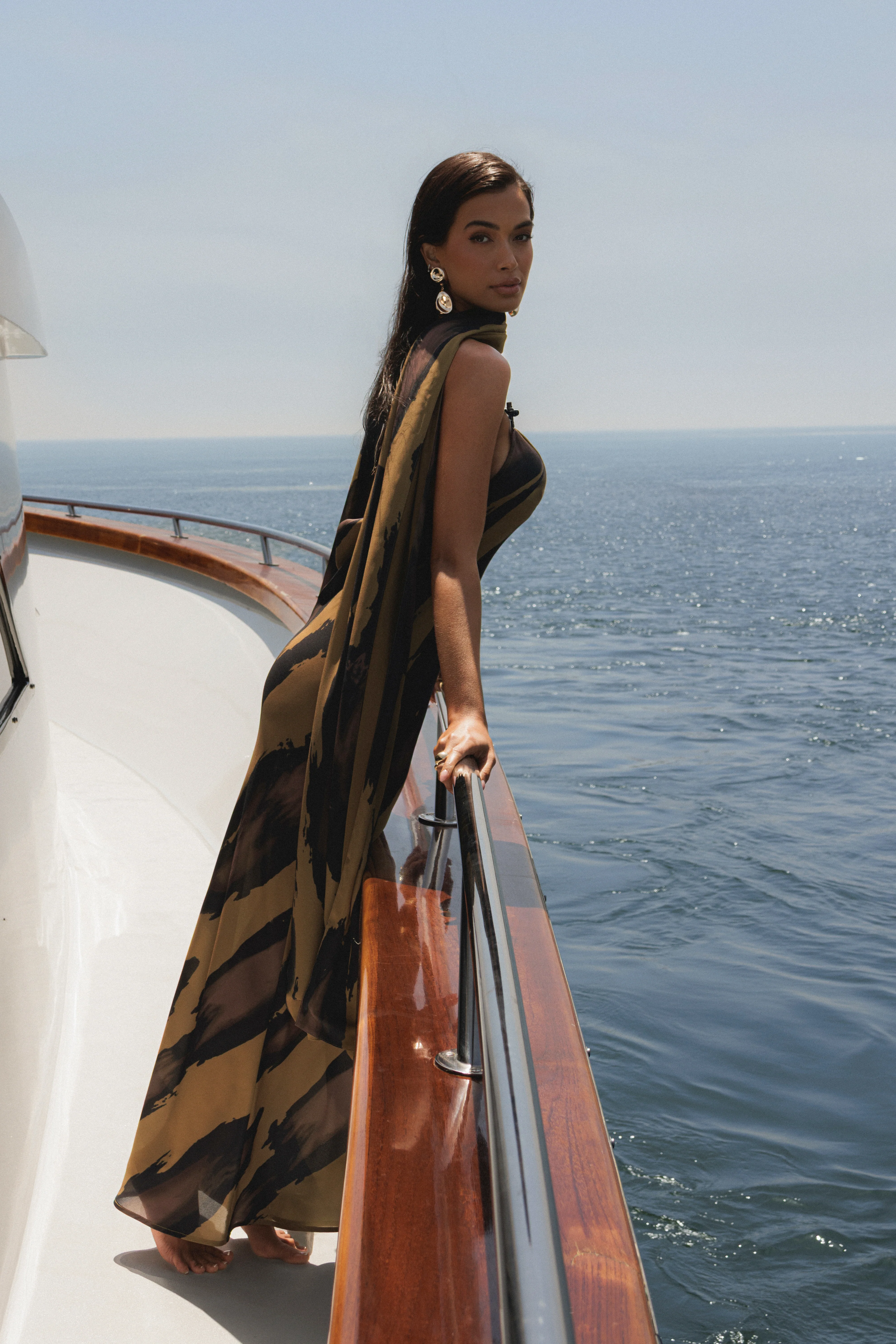 Gold Dusk Infinite Journey Maxi Dress