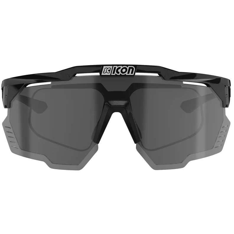 Scicon Aeroshade Kunken RX Glasses - Black Gloss - Multimirror Silver | Optical Insert