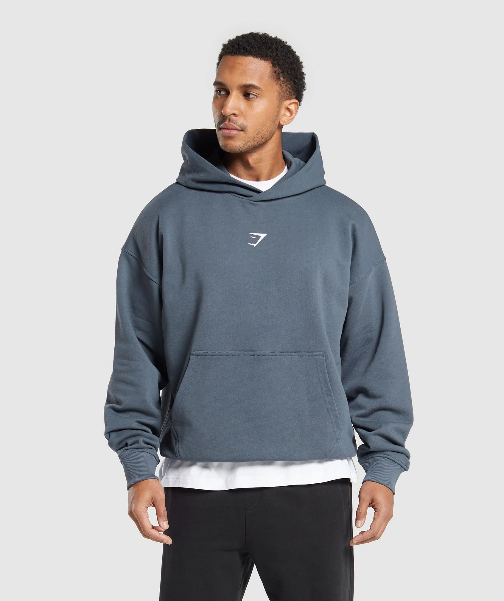Built in the UK Hoodie Titanium Blue