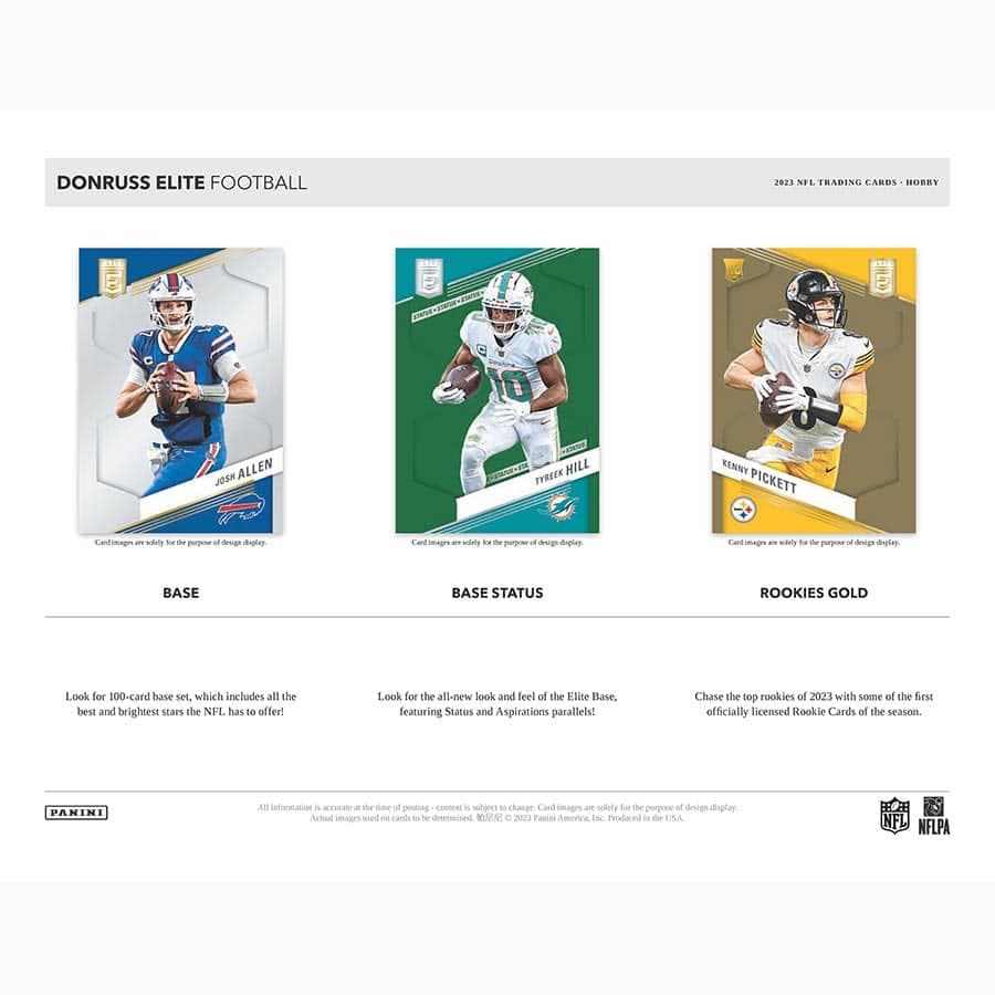 2023 Panini Donruss Elite Football NFL Hobby Box