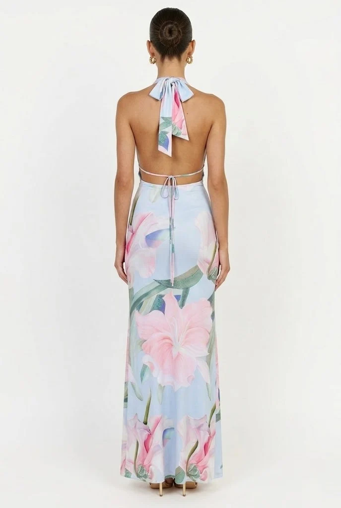 Bellarosa Halter Maxi Dress