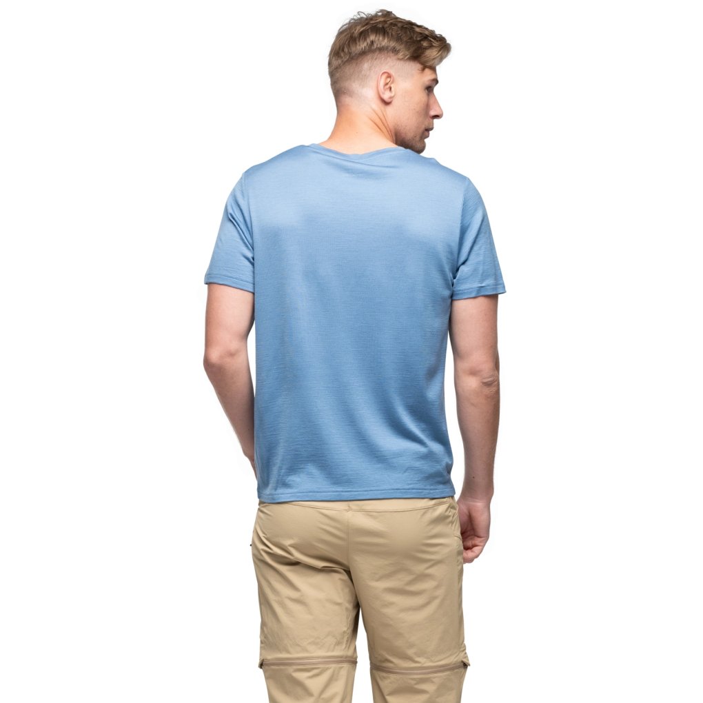 Bergans Whenever Merino Tee Men - blue moon