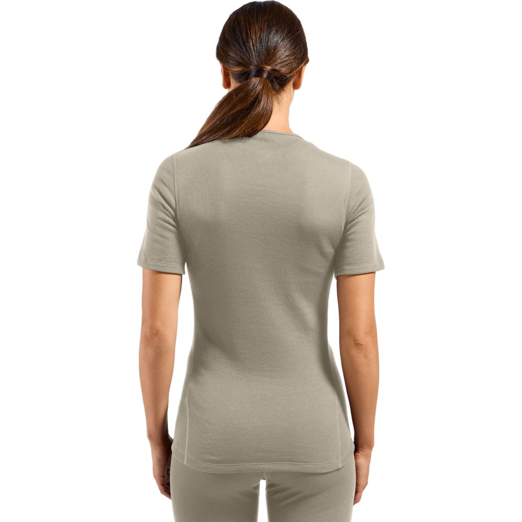 Odlo Active Warm Base Layer T-Shirt Women - agate gray