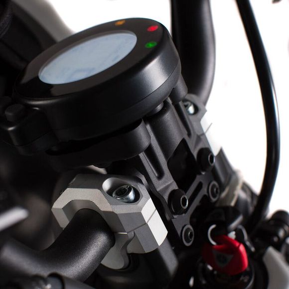 SW-MOTECH 20 MM DIAMETER 28 Handlebar Clamp - BlackRef: leh.06.642.10000/b