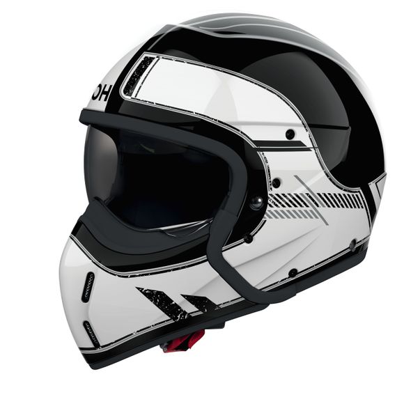 Casque modulable Airoh J110 - RASTER - BlancRef : AR1451-C141