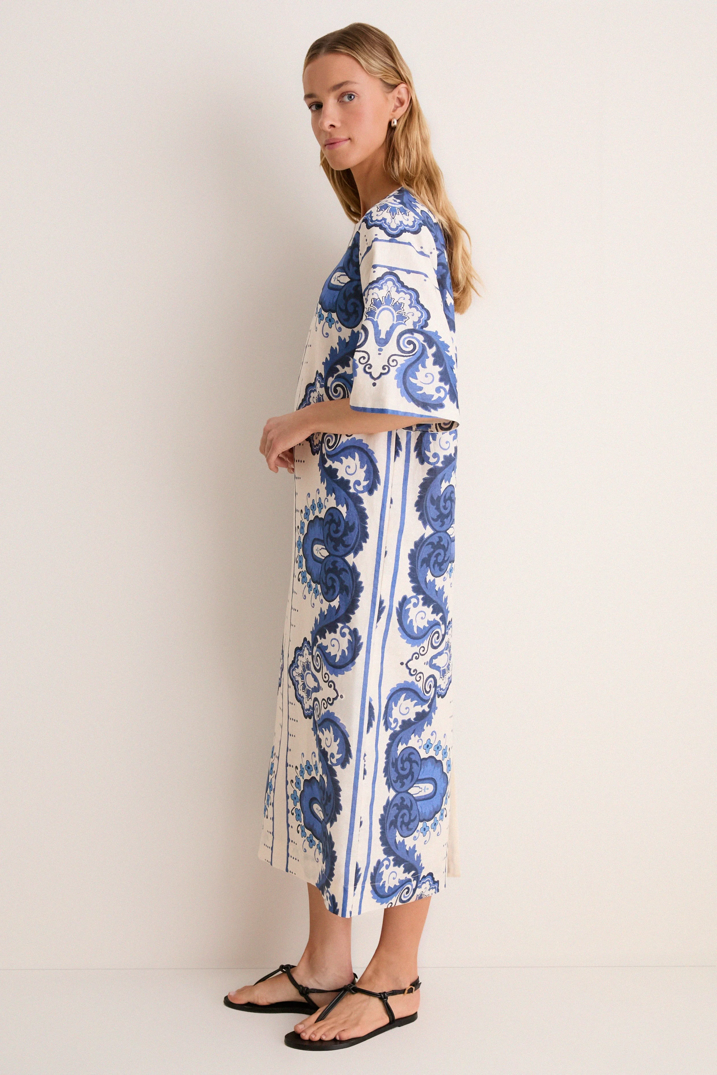 Ultramarine Medallion James Dress