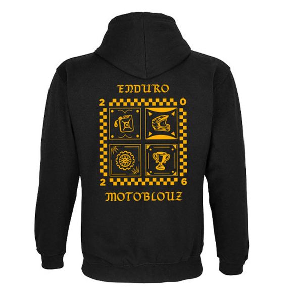 Sweat Motoblouz HOODIE ENDURO 2026 - NoirRef : MB0496