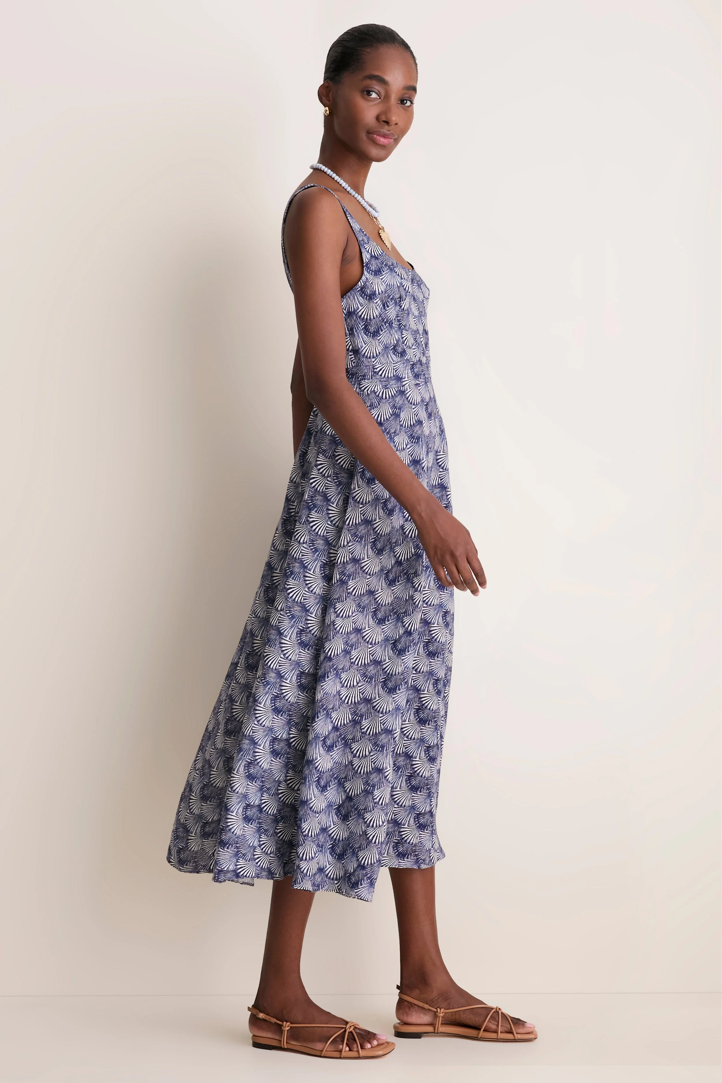 Midnight Sleeveless Maxi Dress