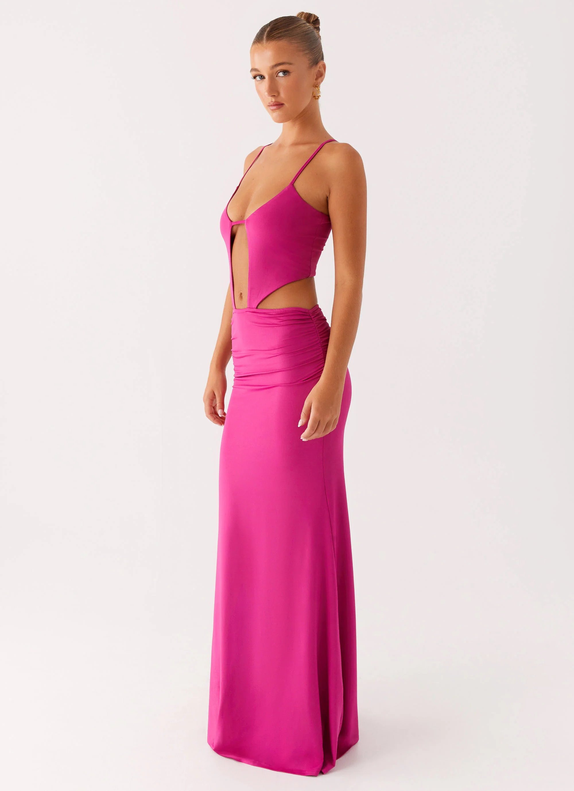 Headliner Maxi Dress - Fuchsia