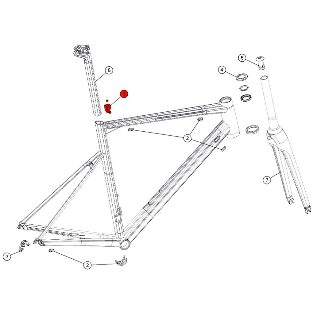 BMC Seatpost Clamp #23 for Teammachine ALR01 / ALR01 Disc (MY 2019) - 301631