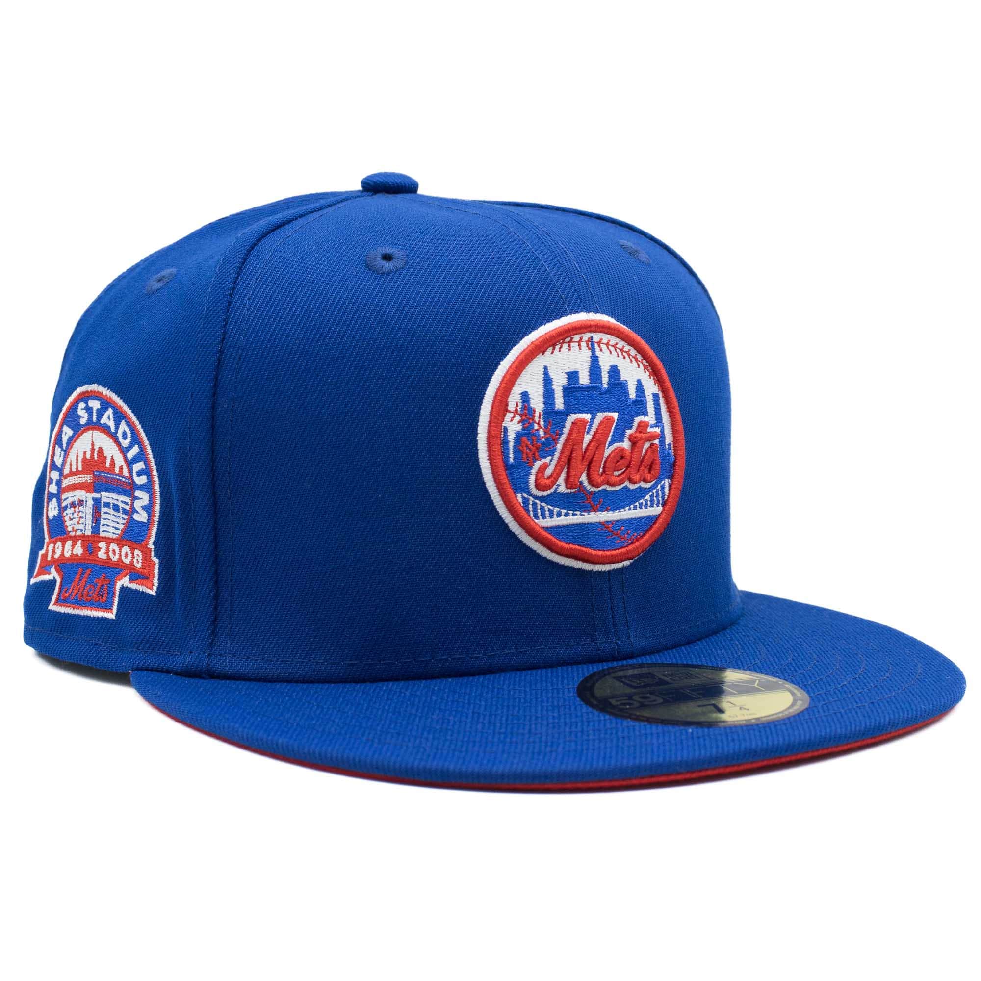 New York Mets Shea Stadium Cooperstown New Era 59FIFTY Fitted MLB Cap Blue