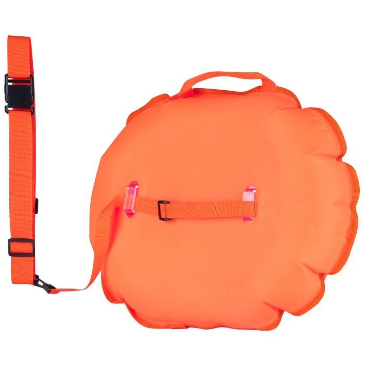 Zone3 Recycled On The Go Swim Buoy - hi-vis orange