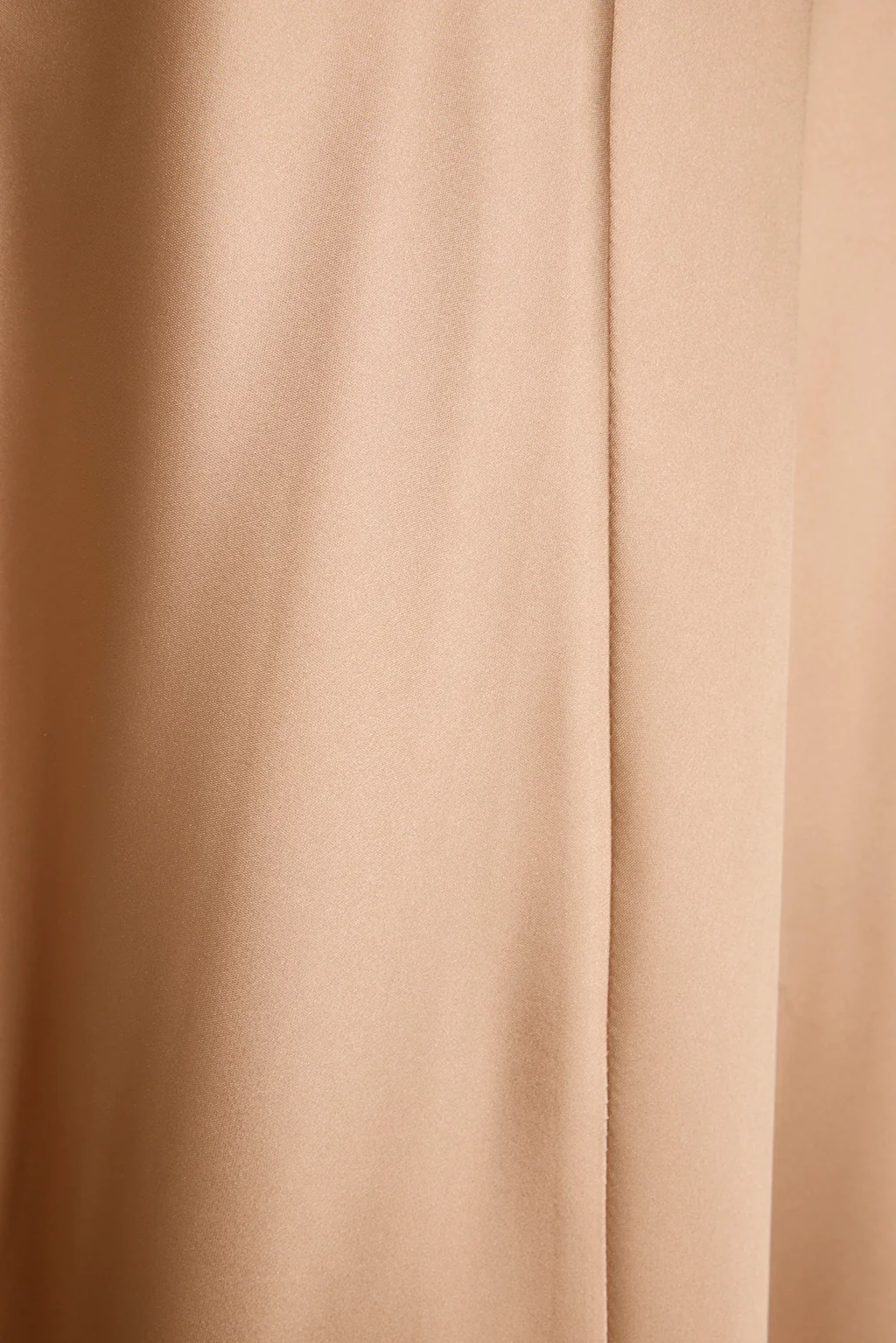 Mirabella Champagne Satin Maxi Dress