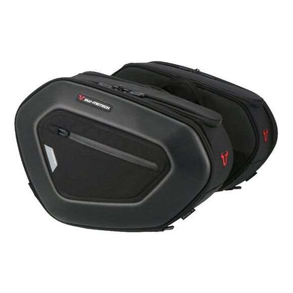 SW-MOTECH pro Blaze H (2 x 20 liter) cavali bags with bag picker (high version) - blackRef: Swm0622 / Bc.Hta.11.740.36100