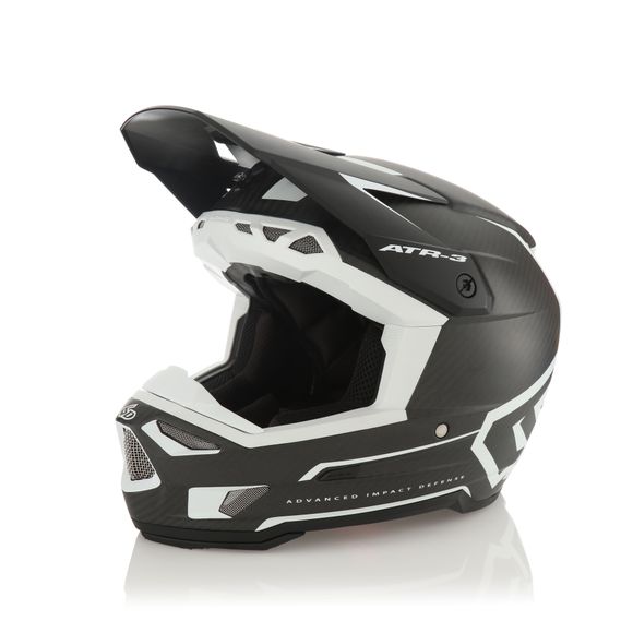 Casque cross 6D Helmets ATR-3 Nova 2025 - Blanc / CarboneRef : DH0040