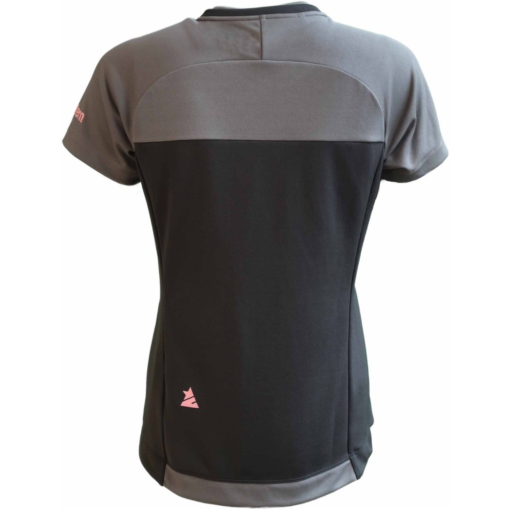 Zimtstern Bulletz Short Sleeve MTB Shirt Women - Pirate Black/Gun Metal