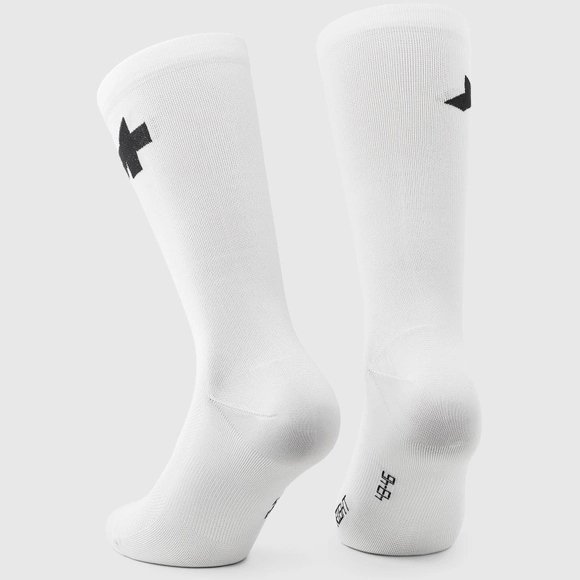 Assos R S11 Socks - Twin Pack - white series