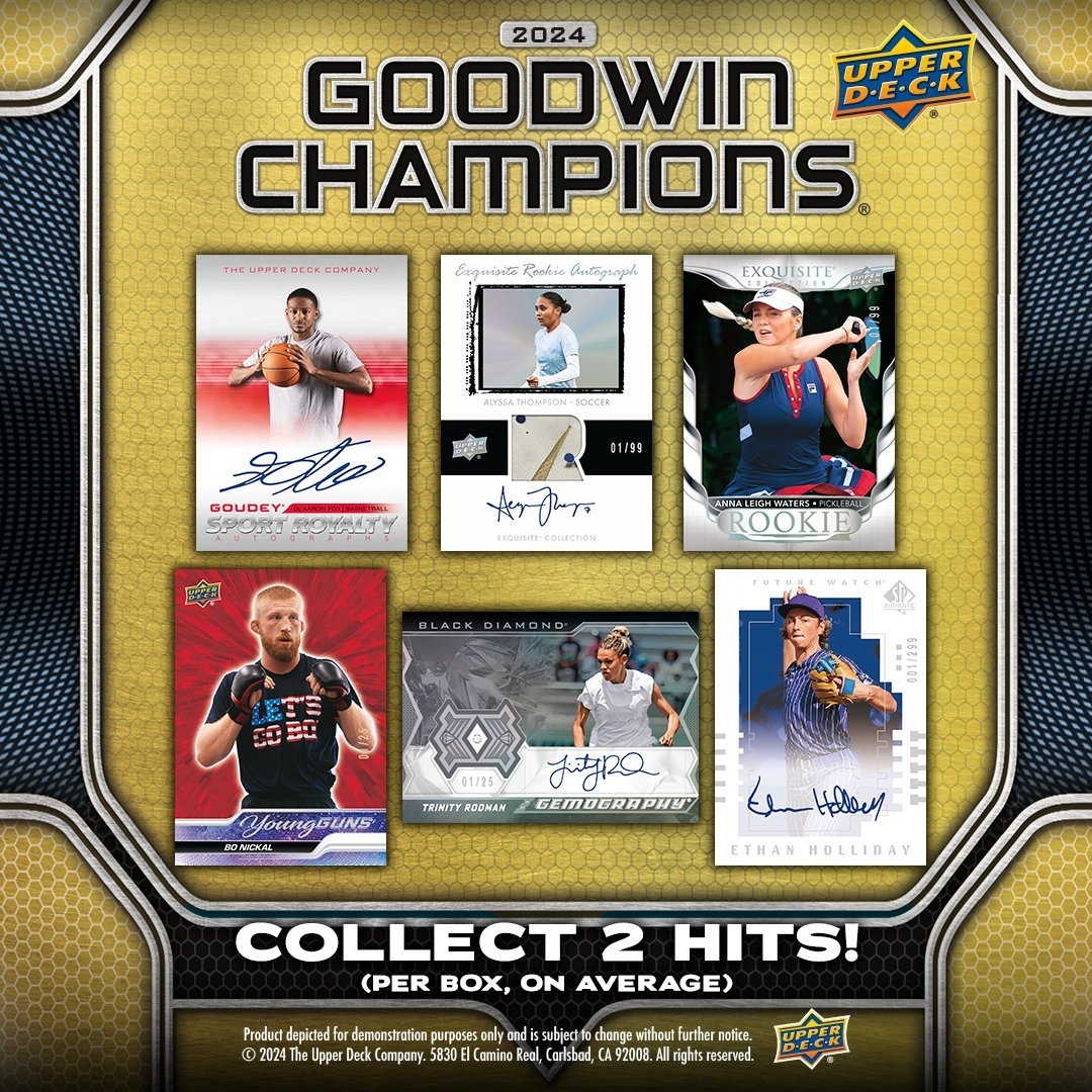 2024 Upper Deck Goodwin Champions Hobby Box
