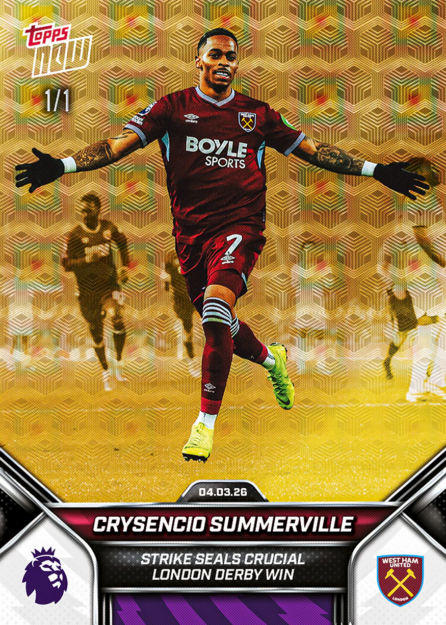 Crysencio Summerville - 2025-26 Premier League Topps NOW® - Card 154