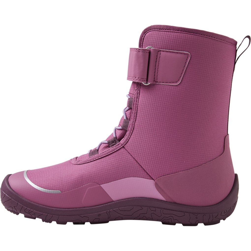 Reima Talvella Barefoot Winter Boots Junior - red violet 5390