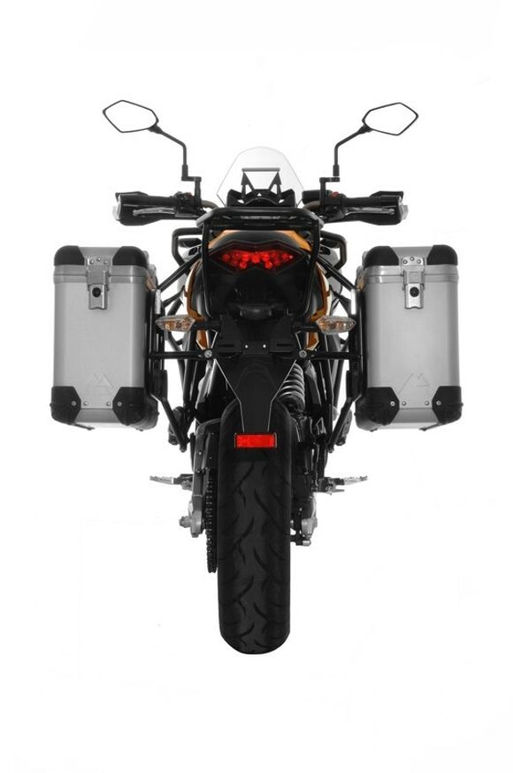 Touratech ZEGA Pro 31/31 suitcase - Black support included - Gray anodizedRef: Trt01837A / 01-408-5751-0