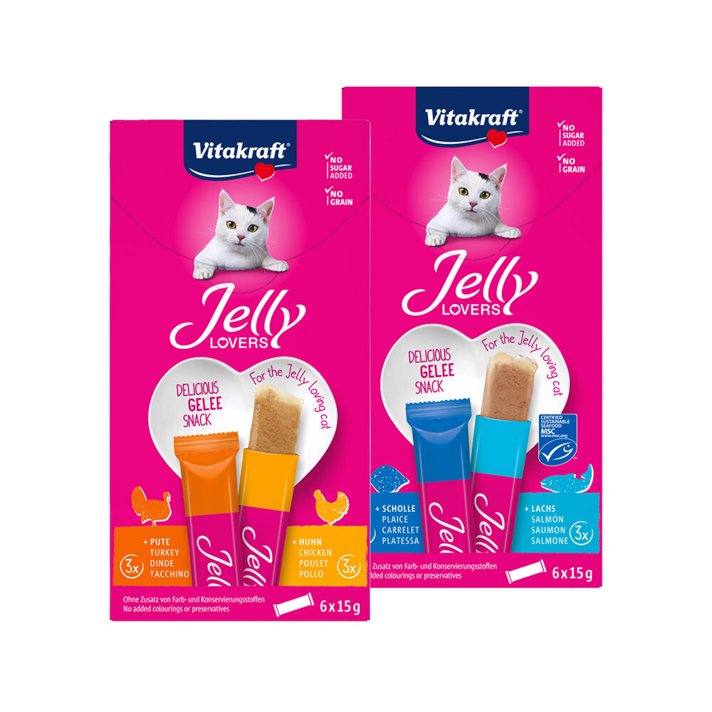 Vitakraft Jelly Lovers - Chicken and turkey - 6 x 15 g