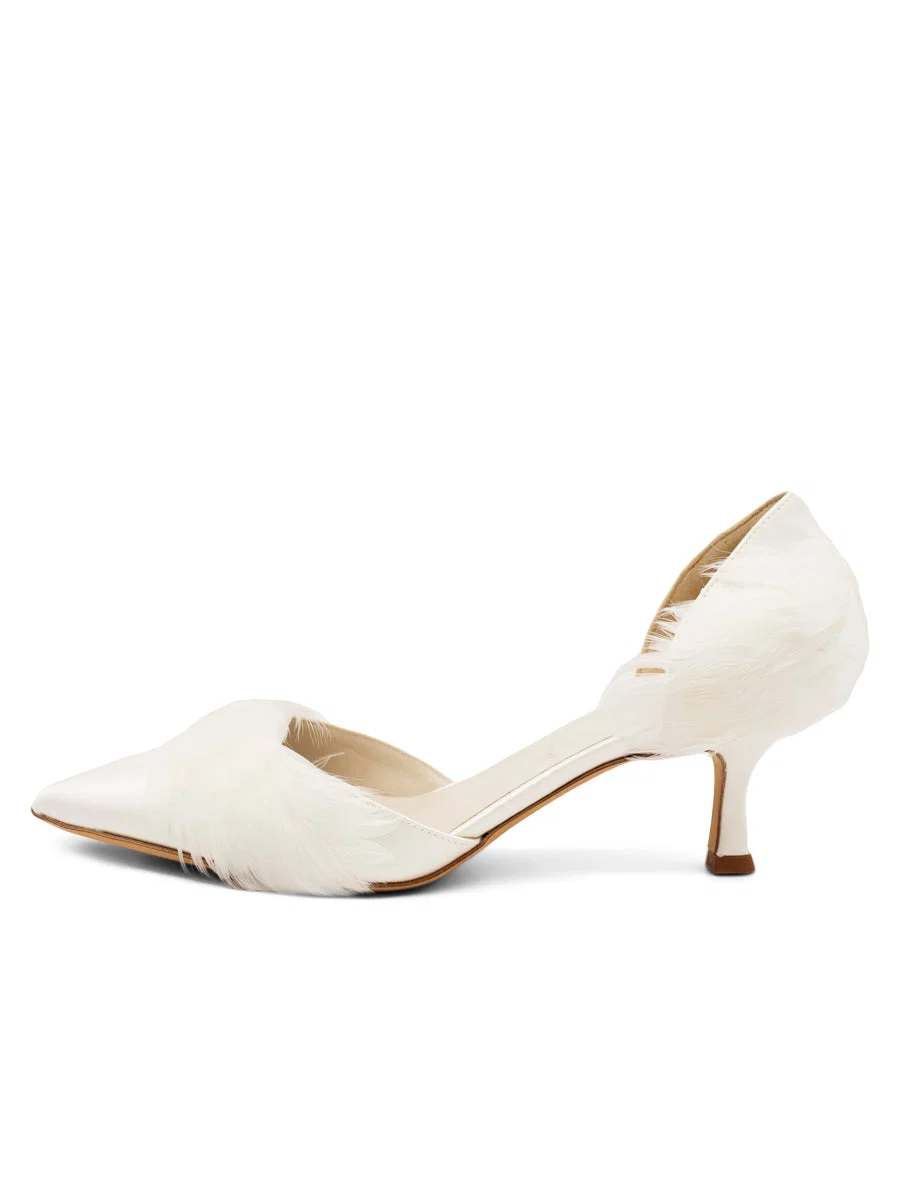 Sofia d'Orsay Feather Heel
