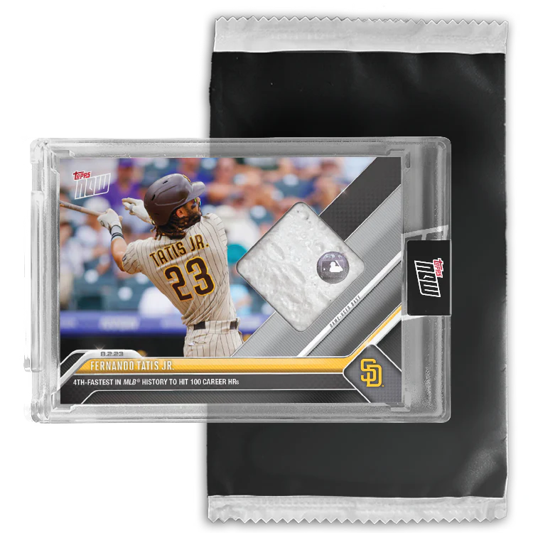 Game-used Base Relic # to 99 or Lower - Fernando Tatis Jr. - 2023 MLB TOPPS NOW® Card 644