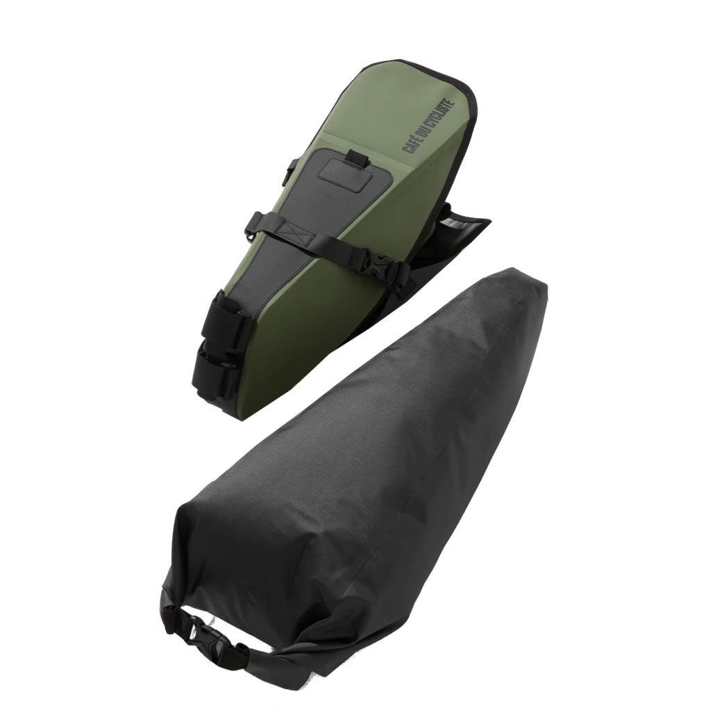 Café du Cycliste Bike Packing Saddle Bag - khaki