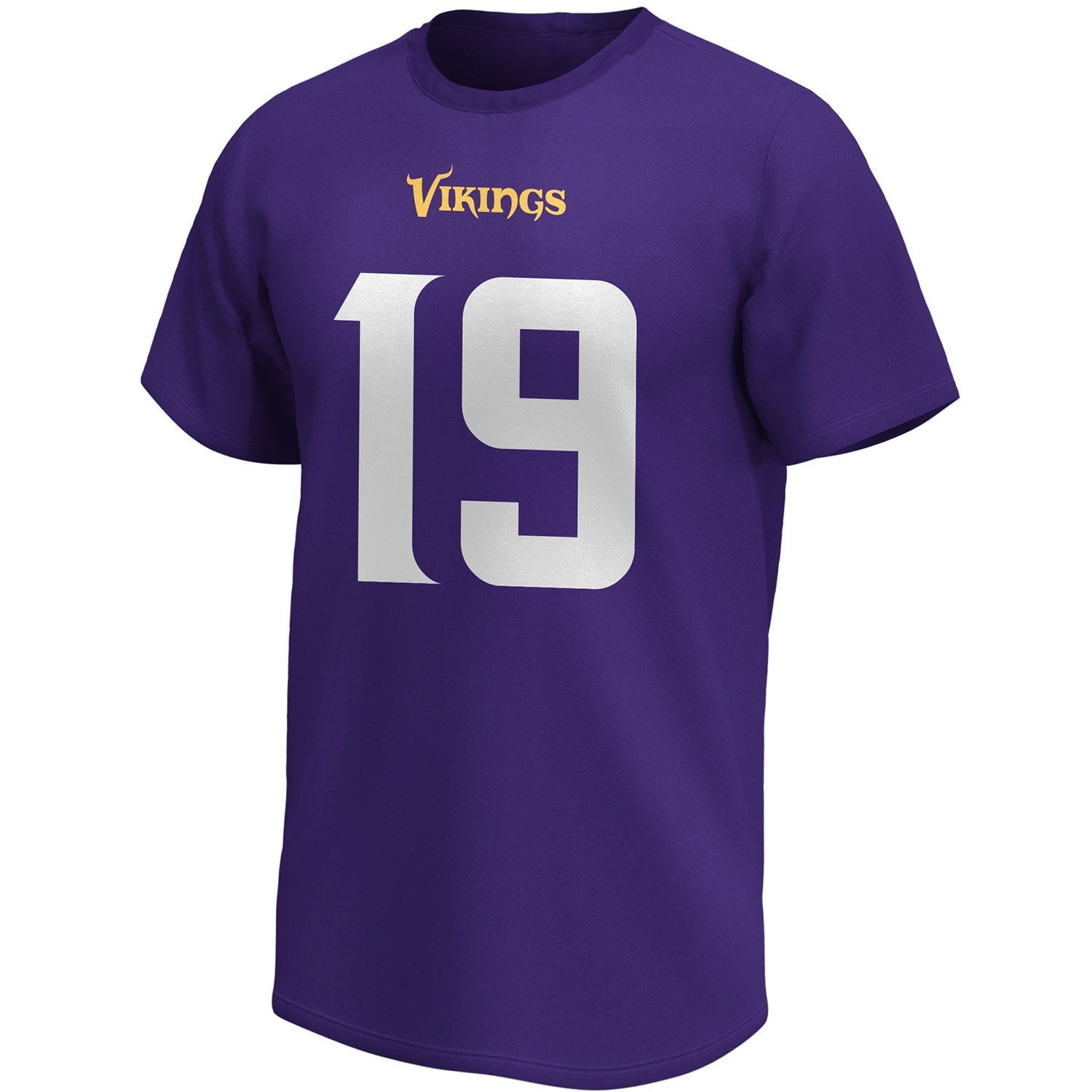 Adam Thielen #19 Minnesota Vikings Fanatics Player NFL T-Shirt Purple