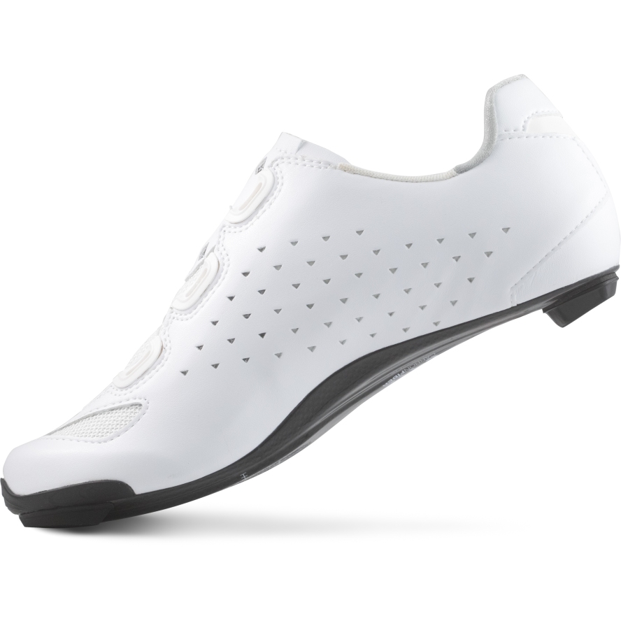 Lake CX238 Road Shoes Men - Clarino Microfiber - white/white