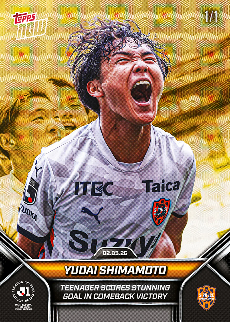 Yudai Shimamoto - 2026 J.League® Topps NOW® - Card 16
