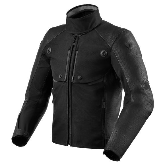 Motorcycle jacket Rev it Valve H2O - BlackRef: RI1296
