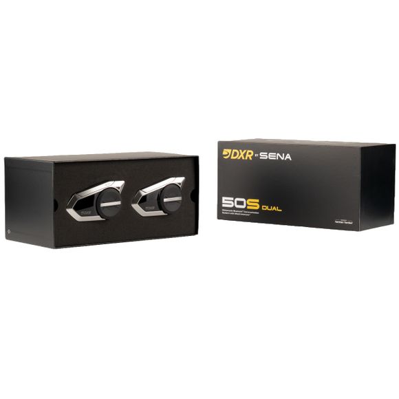 DXR BY SENA 50S Intercom - DUO - HARMAN KARDON - Black / GrayRef: DXR1170