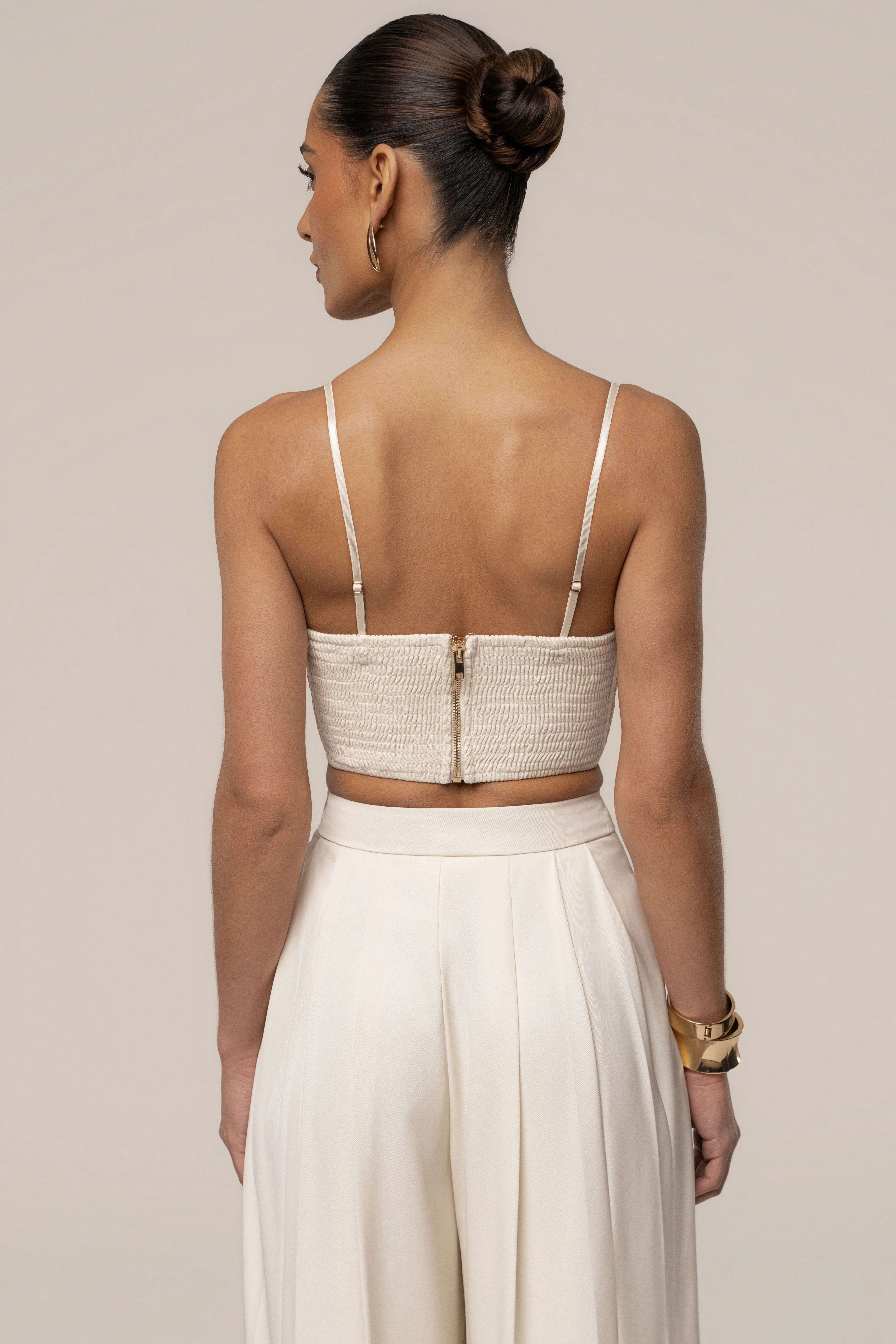 Buttercream Sail Away Texture Bustier