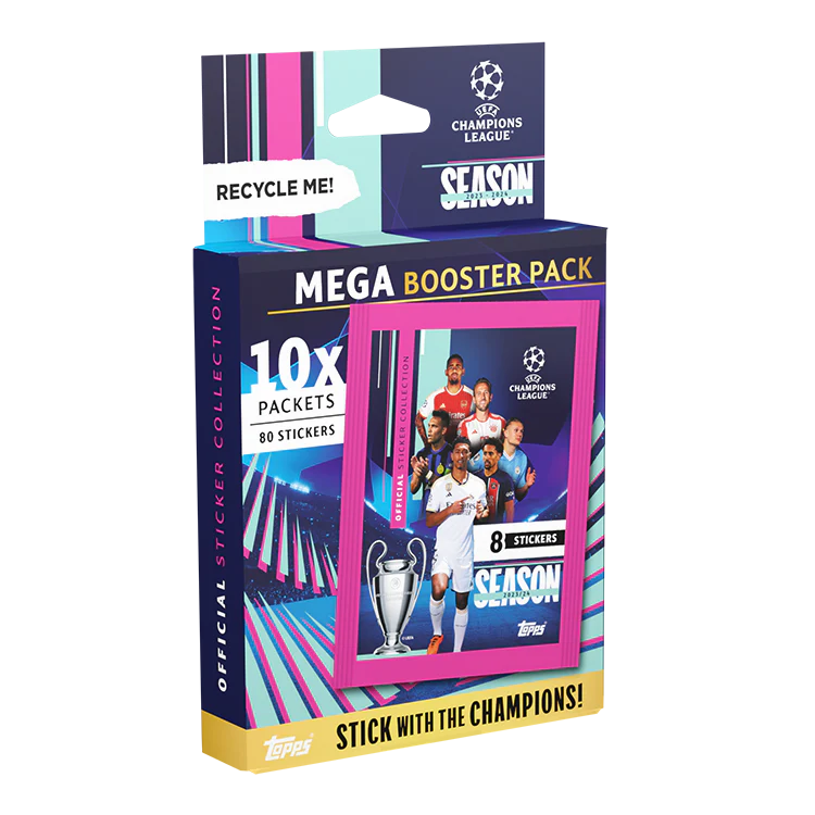 UEFA Champions League Stickers 23/24 - Mega Booster Pack