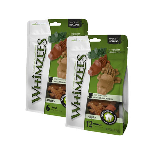 Whimzees Crocodile - M - 12 treats