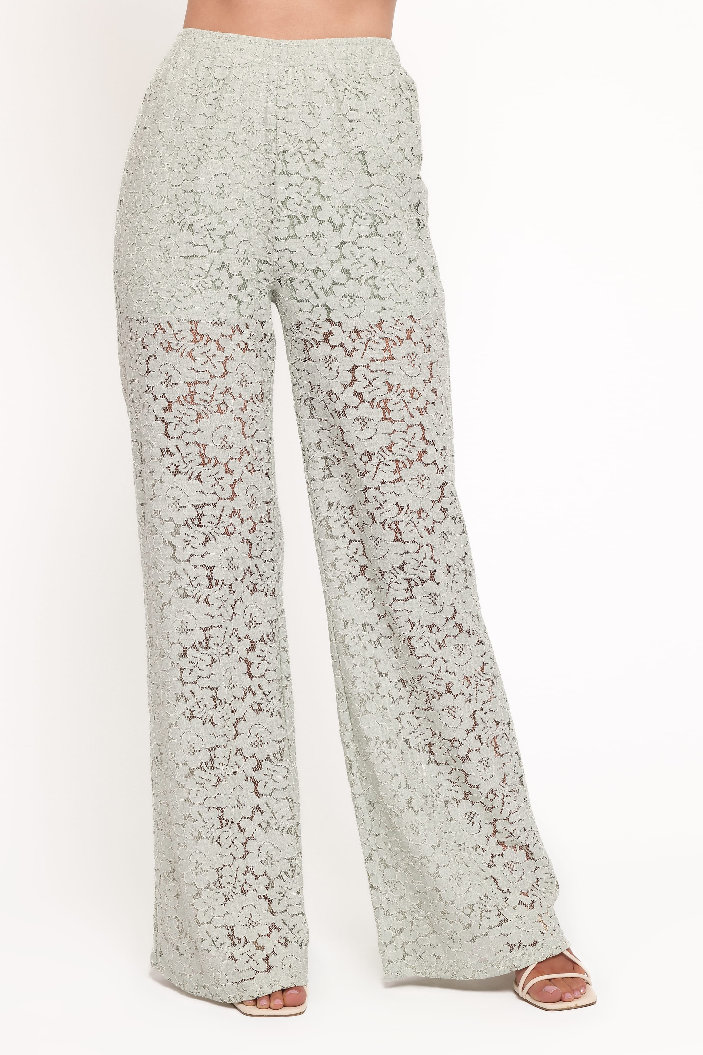 Sammy Embroidered Set - Mint Green
