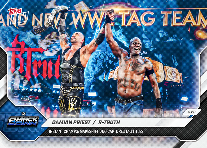 Damian Priest / R-Truth - 2026 WWE Topps NOW® - Card 32