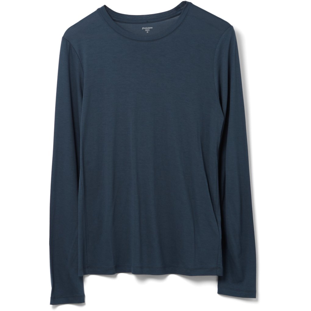 Houdini Tree Long Sleeve Tee T-Shirt Women - Big Bang Blue