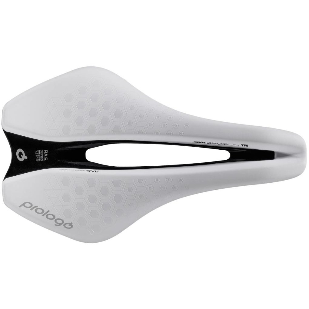 Prologo Dimension Tri Pas Nack Saddle - white / silver