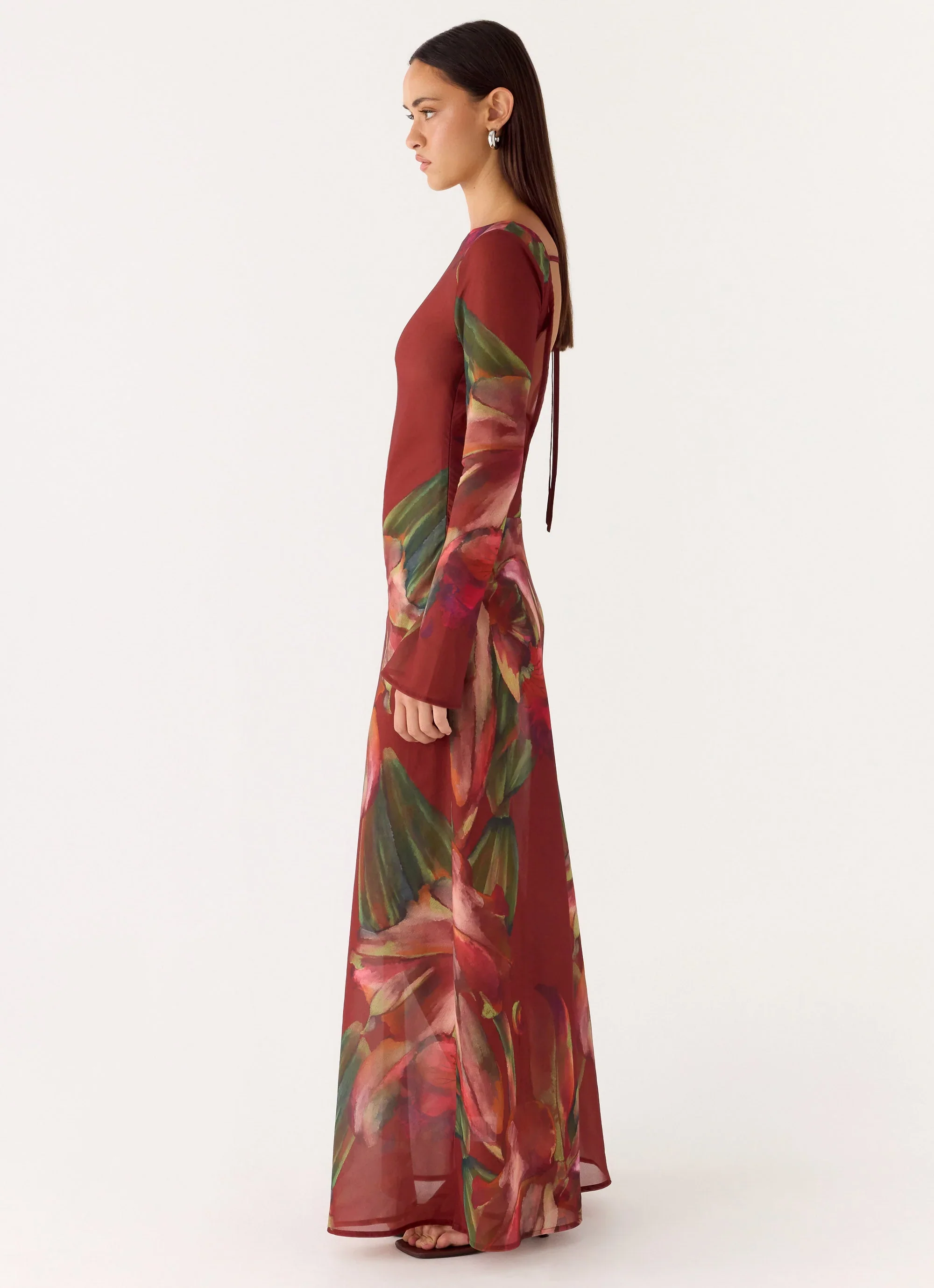 Charmayne Chiffon Maxi Dress - Cuba Cuba