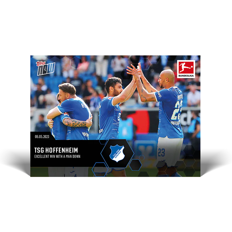 Topps UK - Excellent win with a man down- Bundesliga TOPPS NOW® Card #196