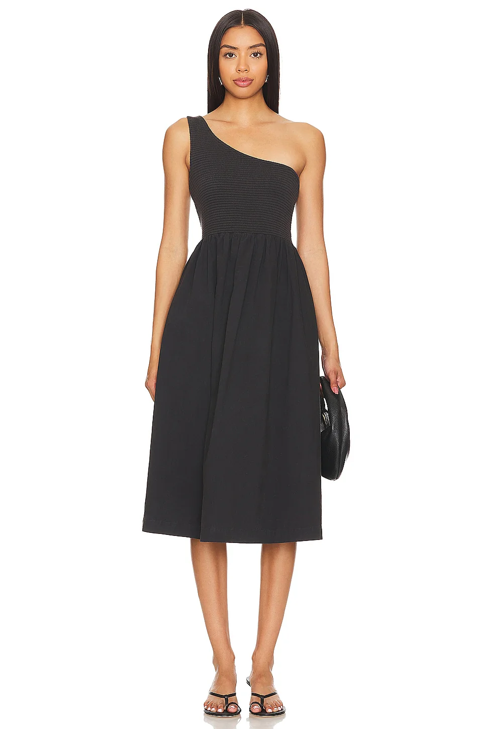 Connie One Shoulder Smocked Dress